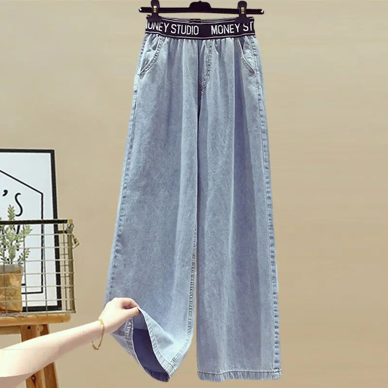 Women's Chiffon Shirt & Jeans Set