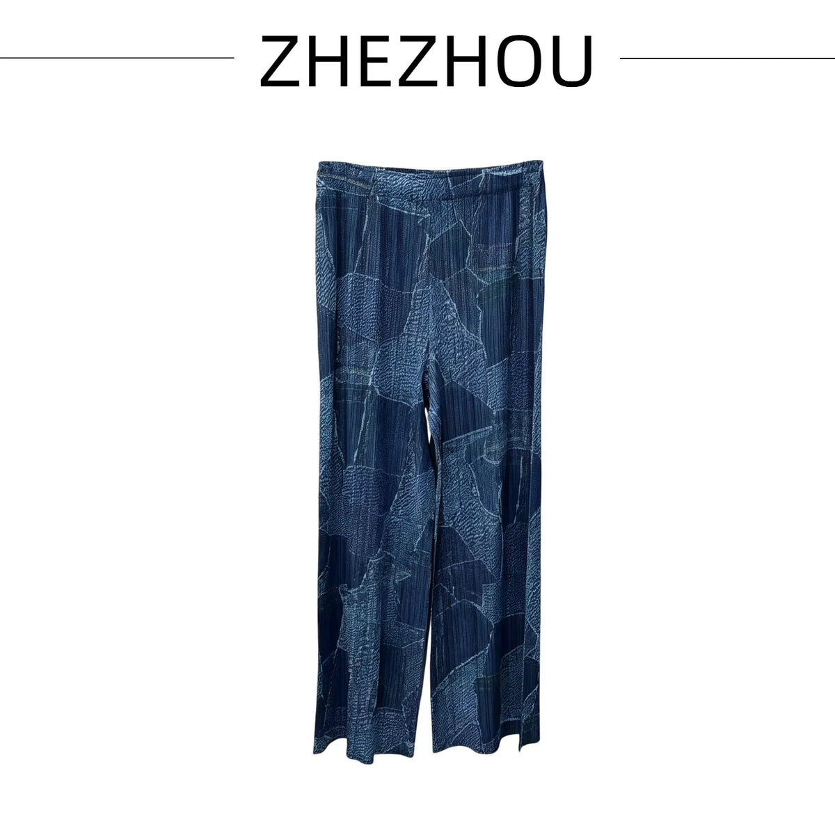 Women's Pleated Cardigan & Wide Leg Pants Set