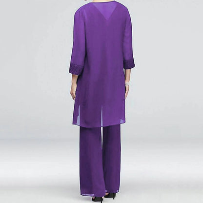 Women's Elegant Cardigan & Pants Set