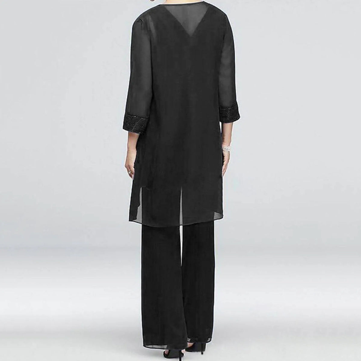 Women's Elegant Cardigan & Pants Set