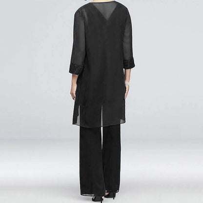 Women's Elegant Cardigan & Pants Set