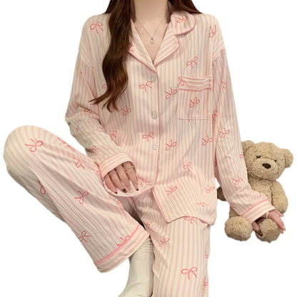 Women's Love Print Pajama Set – Soft Loungewear