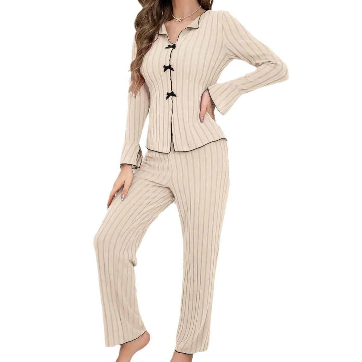 Women's Long Sleeve Pajama Set Soft Sleepwear
