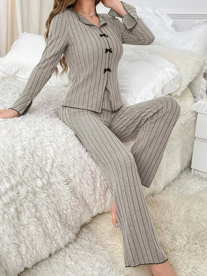 Women's Long Sleeve Pajama Set Soft Sleepwear