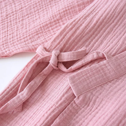 100% Cotton Japanese Kimono Pajama Set